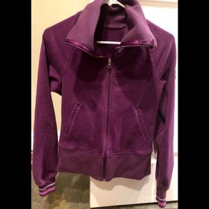 Lululemon purple bomber style jacket